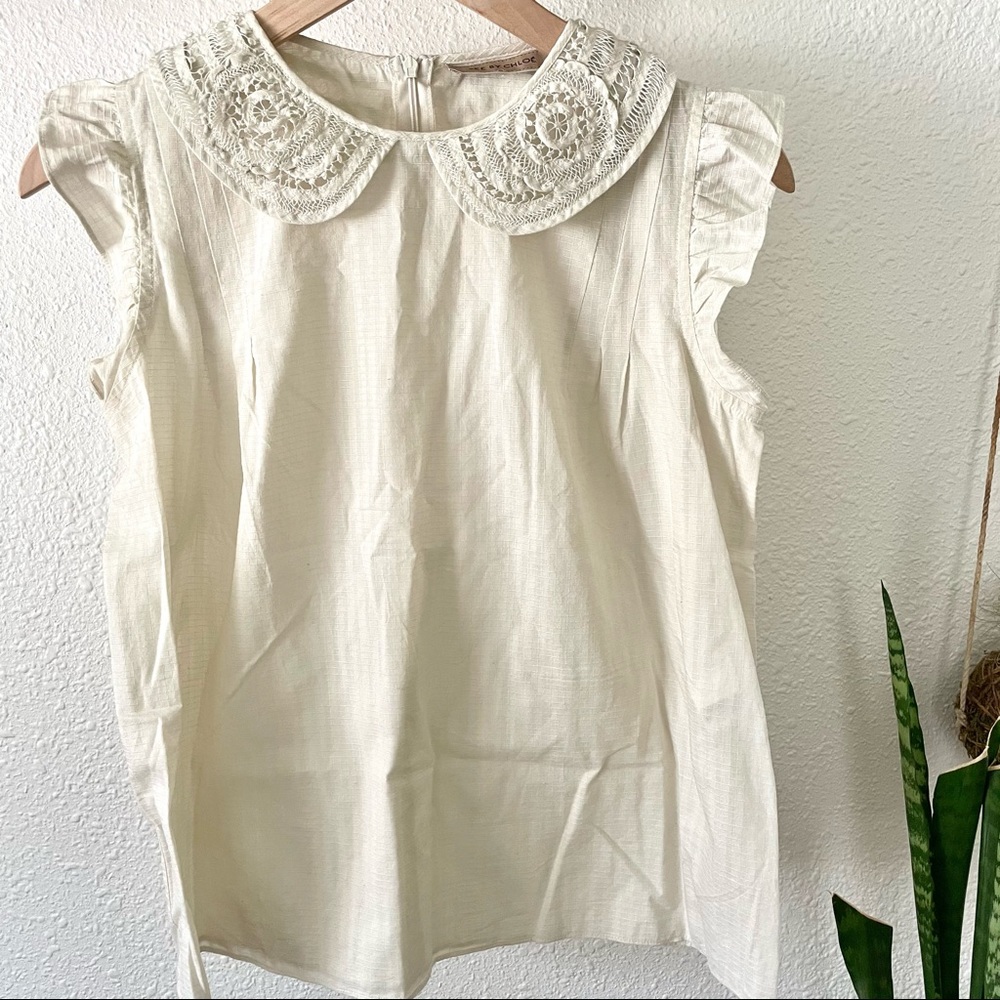 See by Chloe lace collar top